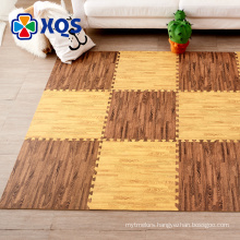 High quality rubber material wooden pattern floor mat BPA free